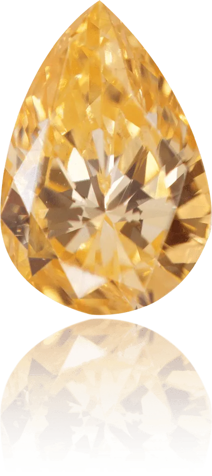 Langerman Diamonds Earrings Natural Orange Diamond Pear Shape 051 ct Polished Langerman Diamonds Earrings Natural Orange Diamond Pear Shape 051 ct Polished