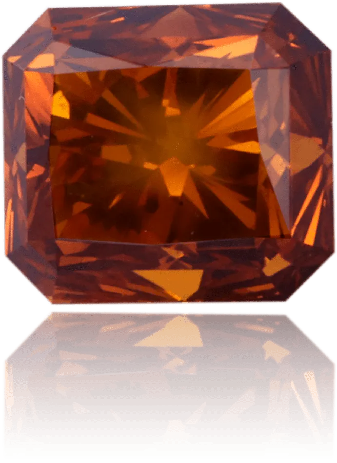Langerman Diamonds Earrings Natural Orange Diamond Rectangle 173 ct Polished Langerman Diamonds Earrings Natural Orange Diamond Rectangle 173 ct Polished