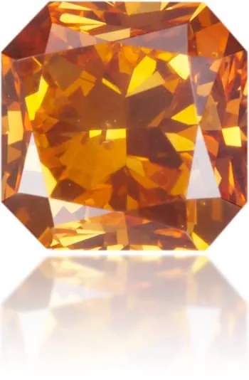 Langerman Diamonds Earrings Natural Orange Diamond Square 060 ct Polished Langerman Diamonds Earrings Natural Orange Diamond Square 060 ct Polished