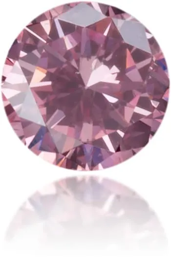 Langerman Diamonds Earrings Natural Pink Diamond Round 010 ct Polished