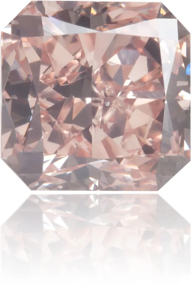 Langerman Diamonds Earrings Natural Pink Diamond Square 138 ct Polished
