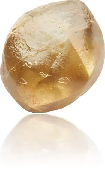 Langerman Diamonds Earrings Natural Yellow Diamond Rough 062 ct Rough