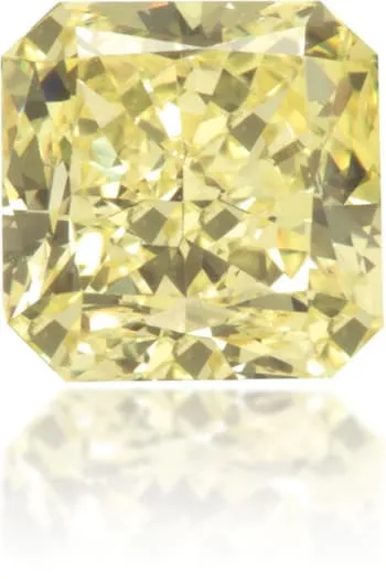 Langerman Diamonds Earrings Natural Yellow Diamond Square 094 ct Polished