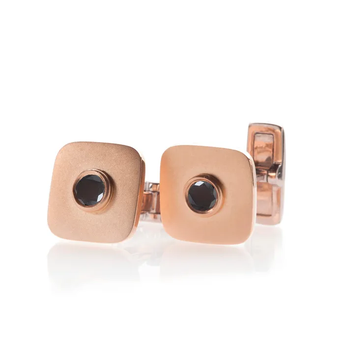 Langerman Diamonds Rings Black Diamonds Cufflinks