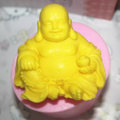 Laughing Buddha Shaped Silicone Candle Molds RESIN ART HUB Earrings