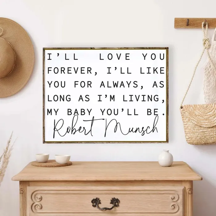 Love You Forever SignPick Up Only Hoekstra Decor Necklaces