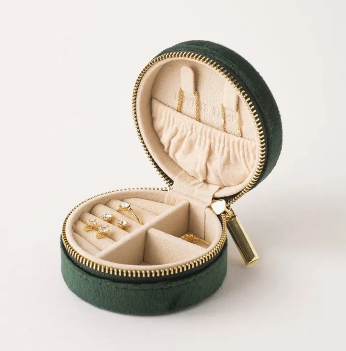 Lovers Tempo Rings Circle Bon Voyage Jewelry Case Forest