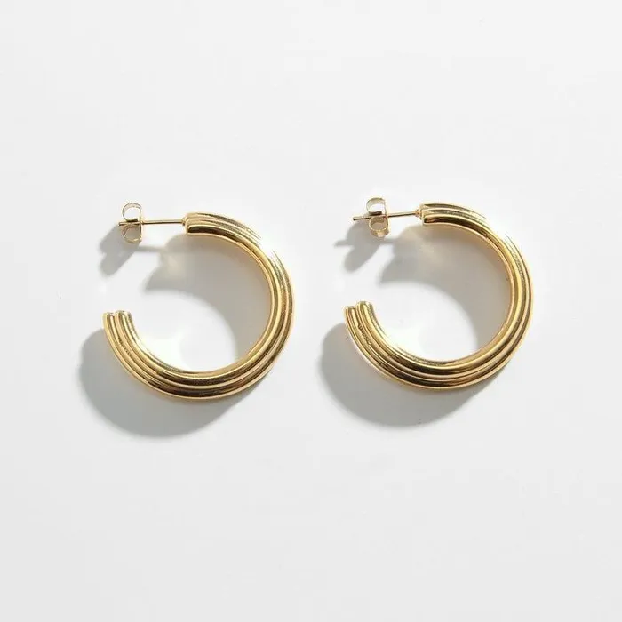 Ludovica Hoops Biella Vintage Earrings