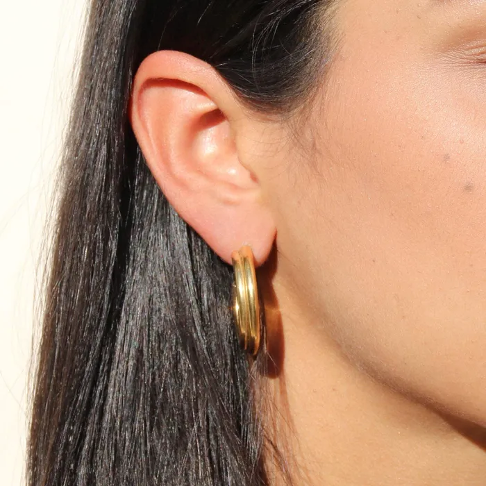 Ludovica Hoops Biella Vintage Earrings