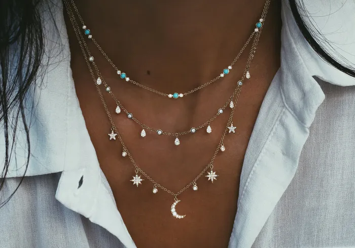 Luna Skye 14kt Gold Mini Teardrop Diamond Drip Choker Necklace Necklaces Luna Skye 14kt Gold Mini Teardrop Diamond Drip Choker Necklace Necklaces