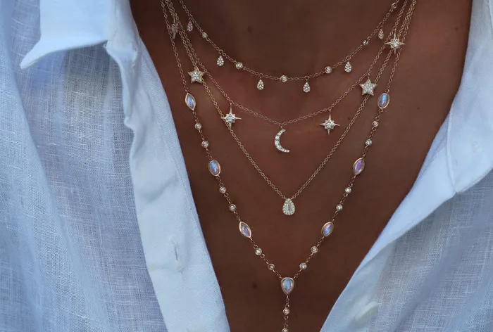 Luna Skye 14kt Gold Mini Teardrop Diamond Drip Choker Necklace Necklaces Luna Skye 14kt Gold Mini Teardrop Diamond Drip Choker Necklace Necklaces