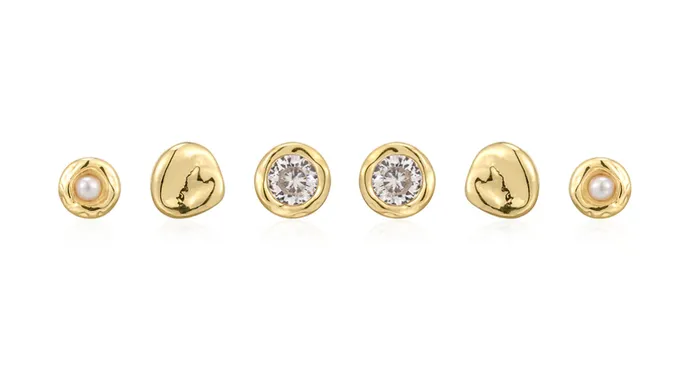 LUV AJ Earrings THE ECLECTIC STUDS SET