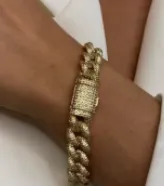 LUV AJ Pave Cuban Link Bracelet Bracelets LUV AJ Pave Cuban Link Bracelet Bracelets
