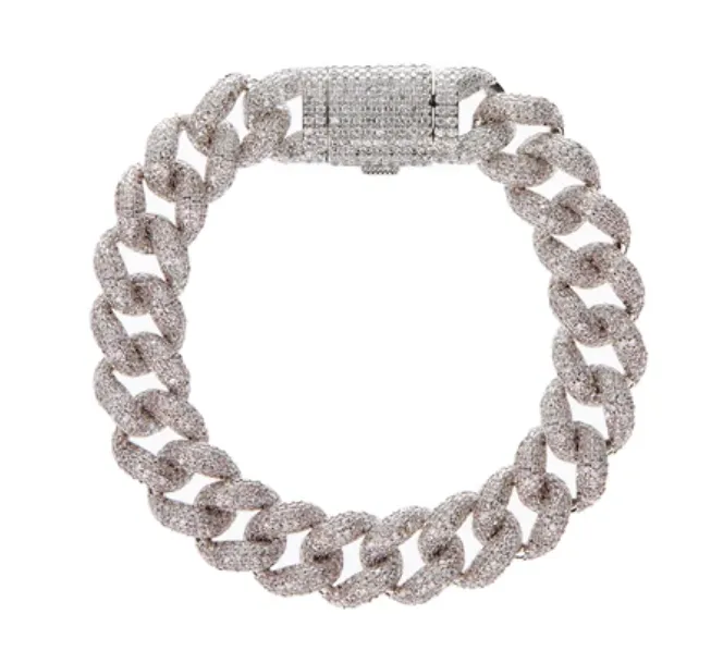 LUV AJ Pave Cuban Link Bracelet Bracelets LUV AJ Pave Cuban Link Bracelet Bracelets