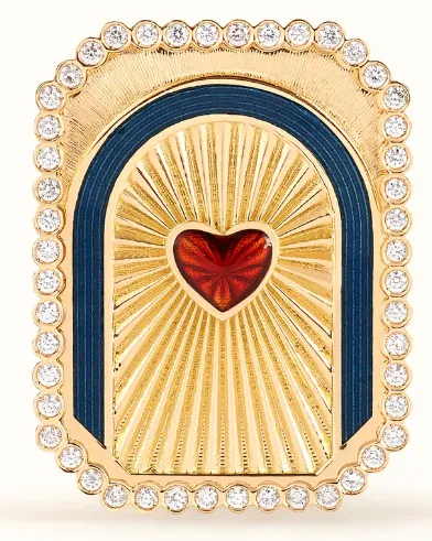Marie Lichtenberg Rings HEART MINI SCAP RING SIZE 54