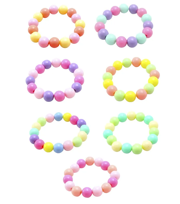 Melbees by Yellow Chimes Necklaces Melbees by Yellow Chimes Bracelet for Kids and Girls Beads Bracelets for Kids and Girls Combo of 6pcs Beads Beaded Bracelet Birthday Gift For Kids and Girls