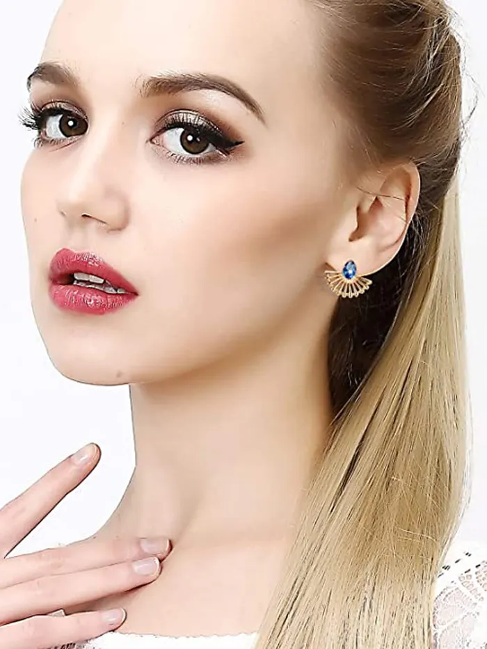 Melbees by Yellow Chimes Stud Earrings for Women Combo of 28 Pairs Studs Earrings GoldSilver Plated Causal Wear Stud Earrings Set for Women and Girls Melbees by Yellow Chimes Earrings