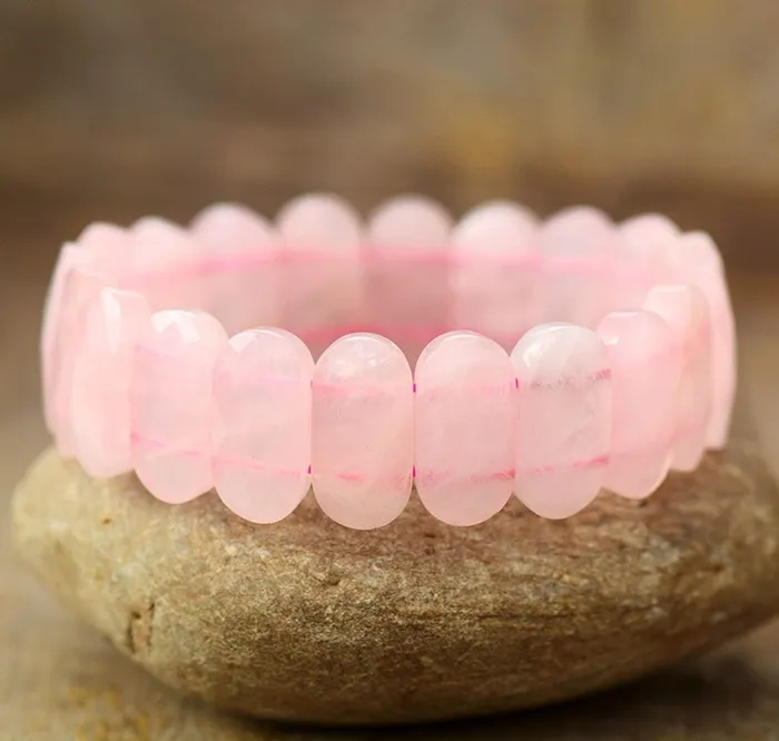 metamorphidi Necklaces Rose Quartz and Green Aventurine Bracelets