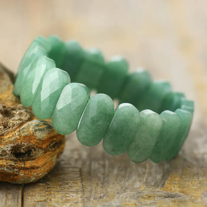 metamorphidi Necklaces Rose Quartz and Green Aventurine Bracelets