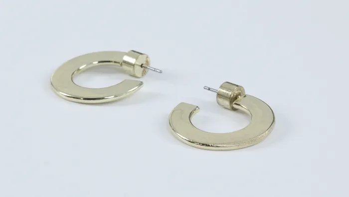 Millo Flat Hoops Millo Jewelry Earrings