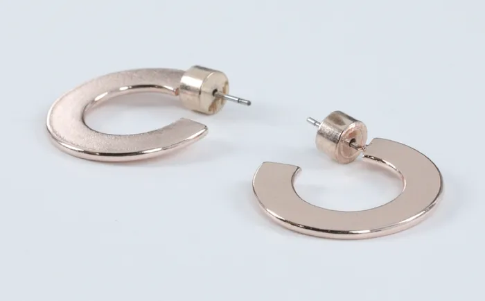 Millo Flat Hoops Millo Jewelry Earrings