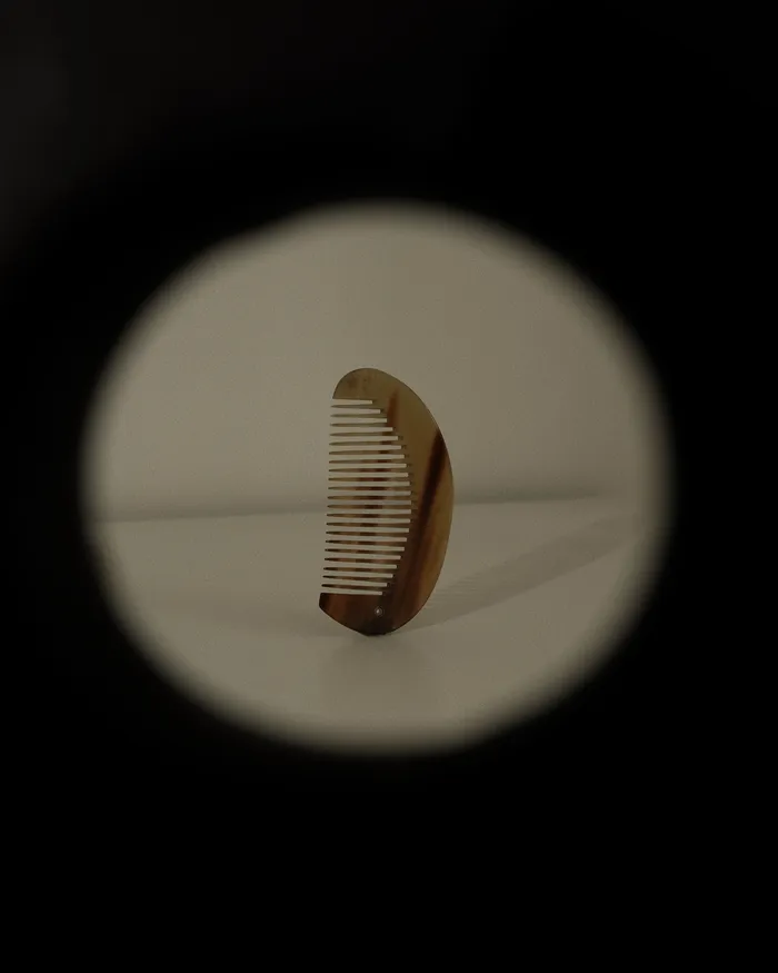 MYJN Earrings Curved Travel Horn Comb 002