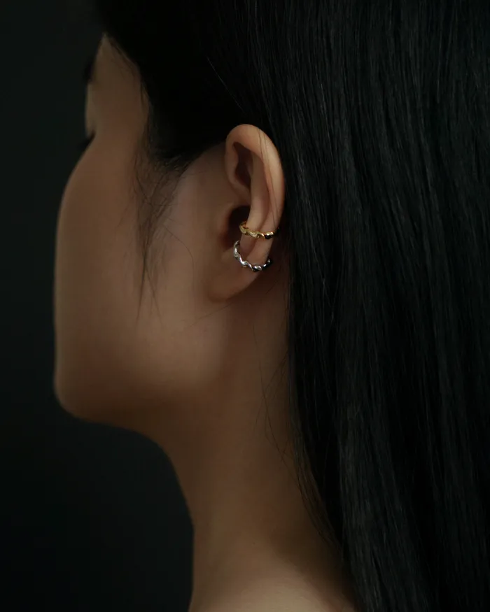 MYJN Earrings Gaia Twisted Ear Clip