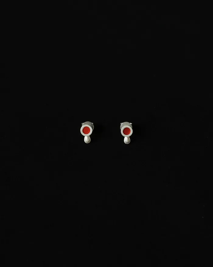 MYJN Earrings Re Tiny Drop Stud Earrings