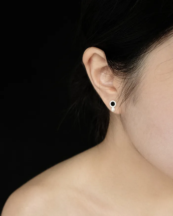 MYJN Earrings Re Tiny Drop Stud Earrings