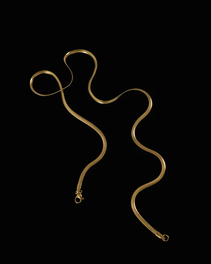 MYJN Necklaces Petite Shadi Soft Snake Chain Choker Necklace