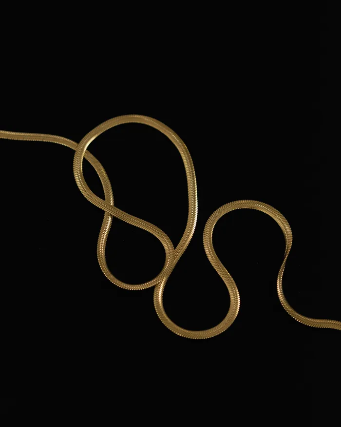 MYJN Necklaces Petite Shadi Soft Snake Chain Choker Necklace
