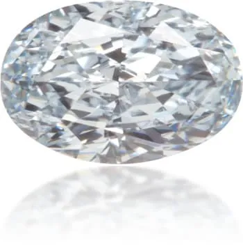 Natural Blue Diamond Oval 035 ct Polished Langerman Diamonds Earrings