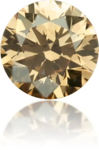 Natural Brown Diamond Round 064 ct Polished Langerman Diamonds Earrings Natural Brown Diamond Round 064 ct Polished Langerman Diamonds Earrings