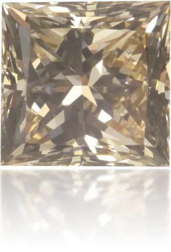Natural Brown Diamond Square 080 ct Polished Langerman Diamonds Earrings