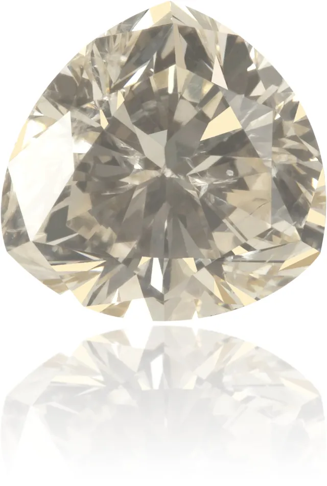 Natural Brown Diamond Triangle 104 ct Polished Langerman Diamonds Earrings Natural Brown Diamond Triangle 104 ct Polished Langerman Diamonds Earrings