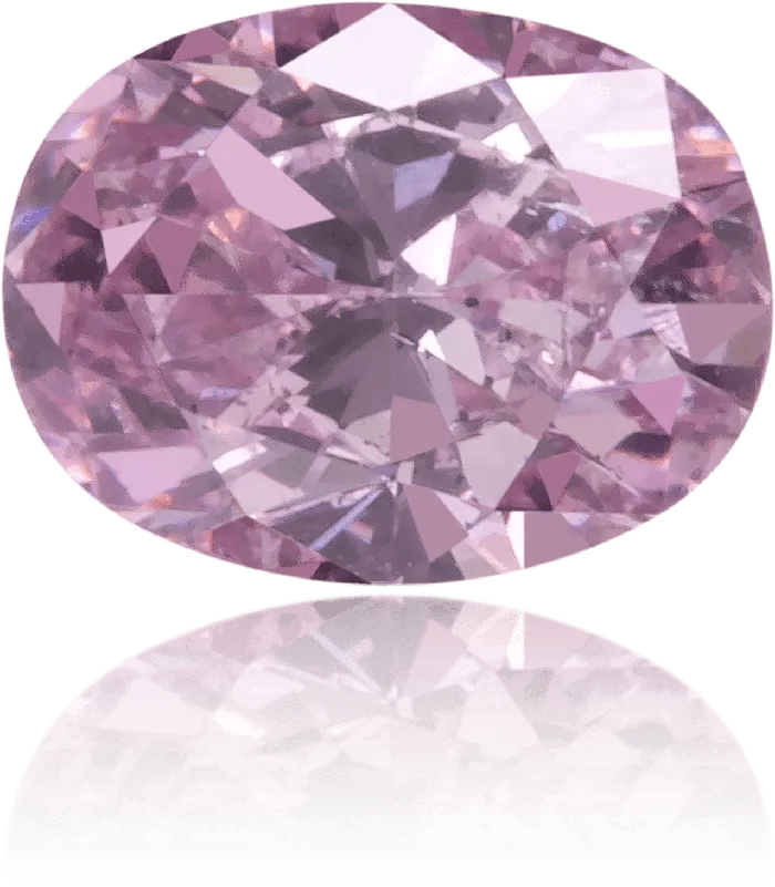 Natural Pink Diamond Oval 023 ct Polished Langerman Diamonds Earrings