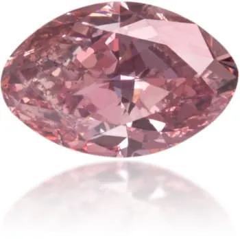 Natural Pink Diamond Oval 037 ct Polished Langerman Diamonds Earrings