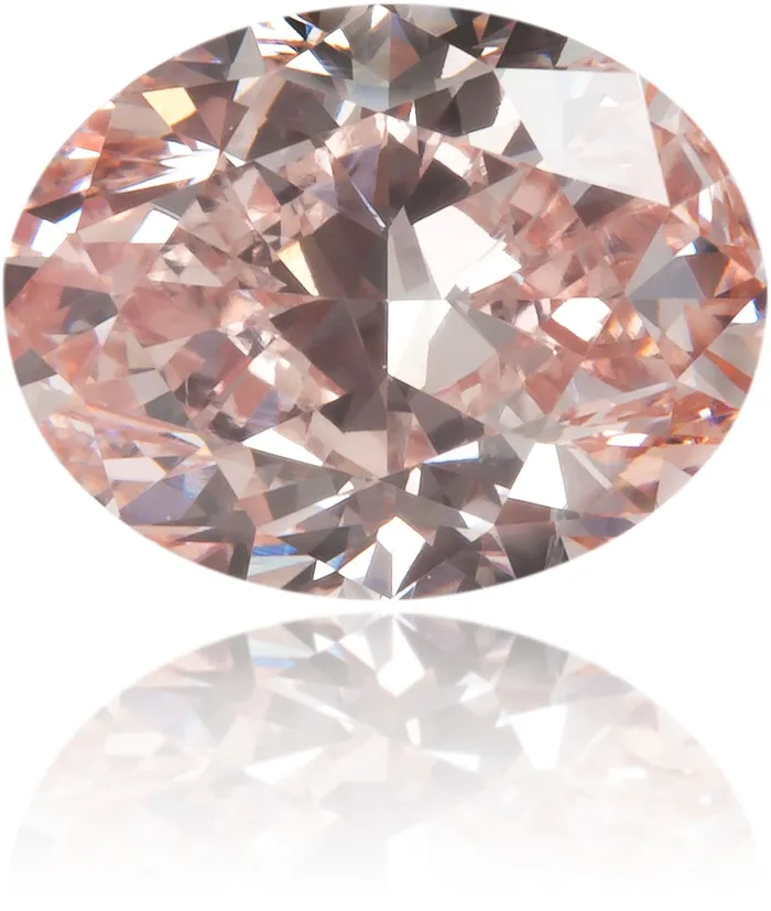 Natural Pink Diamond Oval 083 ct Polished Langerman Diamonds Earrings