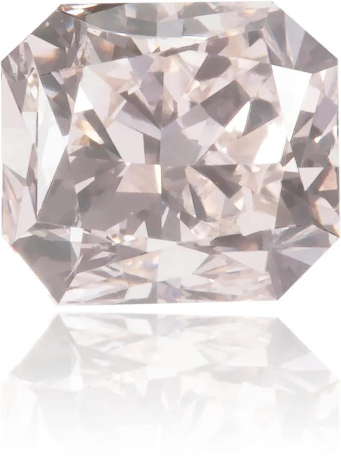 Natural Pink Diamond Rectangle 052 ct Polished Langerman Diamonds Earrings
