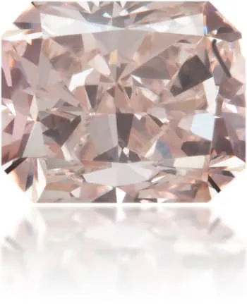 Natural Pink Diamond Rectangle 070 ct Polished Langerman Diamonds Earrings