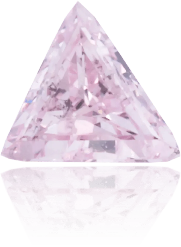 Natural Purple Diamond Triangle 010 ct Polished Langerman Diamonds Earrings Natural Purple Diamond Triangle 010 ct Polished Langerman Diamonds Earrings