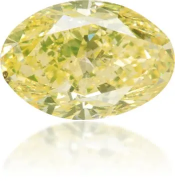 Natural Yellow Diamond Oval 214 ct Polished Langerman Diamonds Earrings
