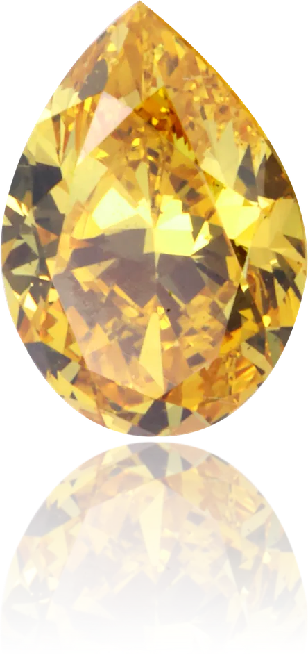 Natural Yellow Diamond Pear Shape 064 ct Polished Langerman Diamonds Earrings Natural Yellow Diamond Pear Shape 064 ct Polished Langerman Diamonds Earrings