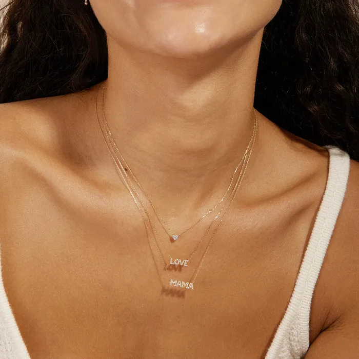 Necklaces AURELIE GI Love Diamond Necklace