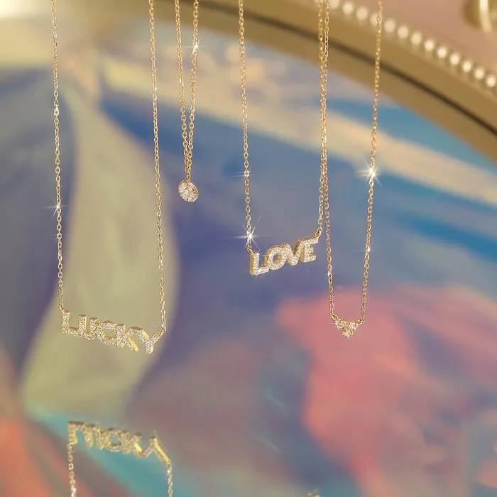 Necklaces AURELIE GI Love Diamond Necklace