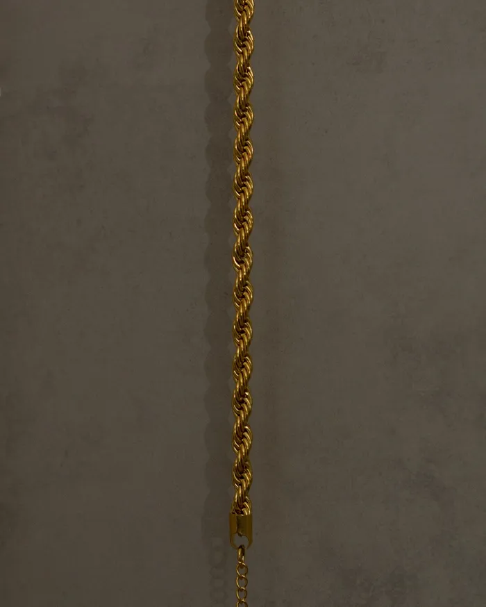 Necklaces Aziza Bold Rope Chain Choker Necklace MYJN
