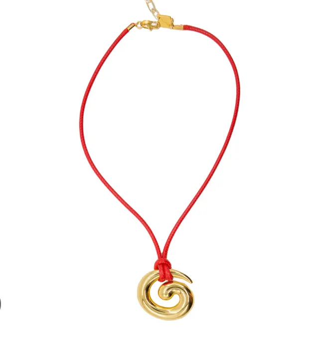 Necklaces briwok Swirl Necklace Gold