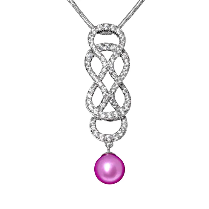 Necklaces DIY Mount Pendant 925 Sterling Silver Swirl Rhinestone with 20 Sterling Silver Chain MPST Necklaces DIY Mount Pendant 925 Sterling Silver Swirl Rhinestone with 20 Sterling Silver Chain MPST