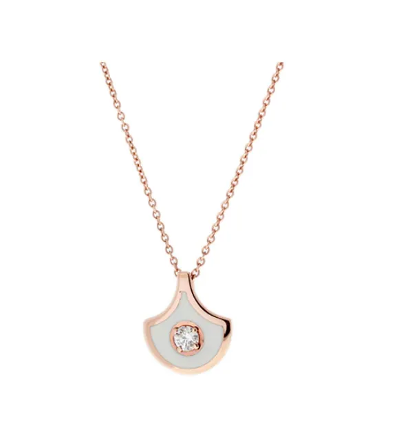 Necklaces FISH FOR LOVE IVORY PENDANT DIAMOND Selim Mouzannar