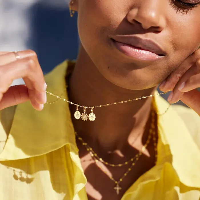 Necklaces Gigi Clozeau Lucky Sun Diamond Pendant